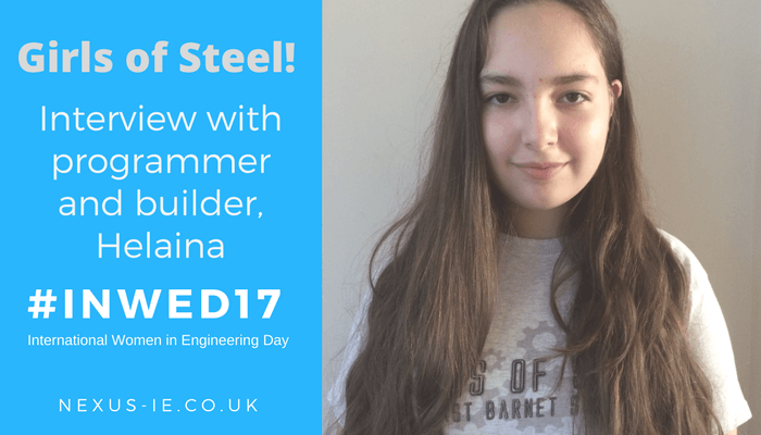 International Women in Engineering Day: Interview with Programmer, Helaina